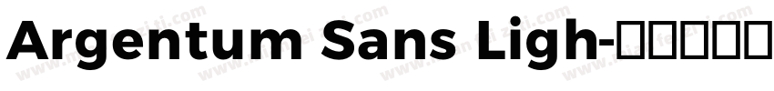 Argentum Sans Ligh字体转换